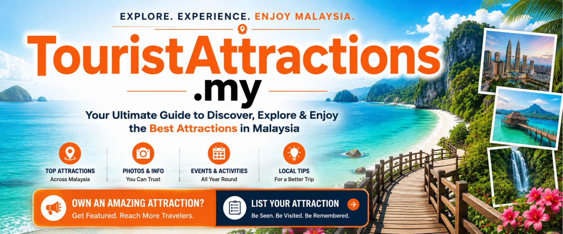 TouristAttractions.my - Explore Malaysia's Best Tourist Attractions