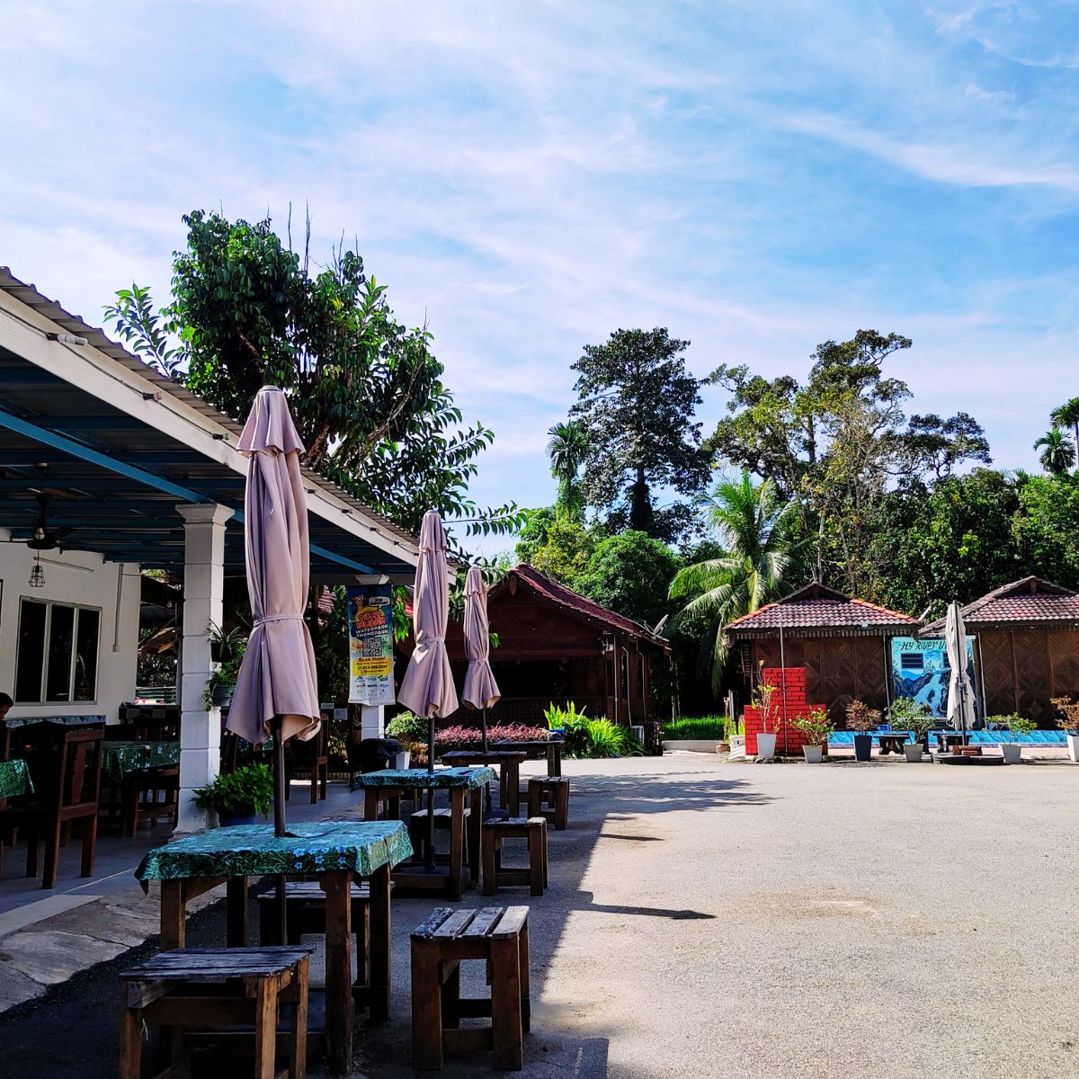 Outdoor recreational area at My River Village